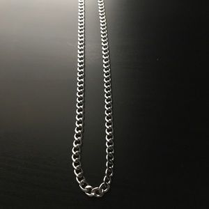 Silver Curb Chain